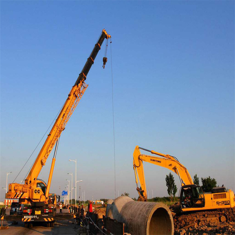 山亭25吨吊车吊8吨,最远吊多少米